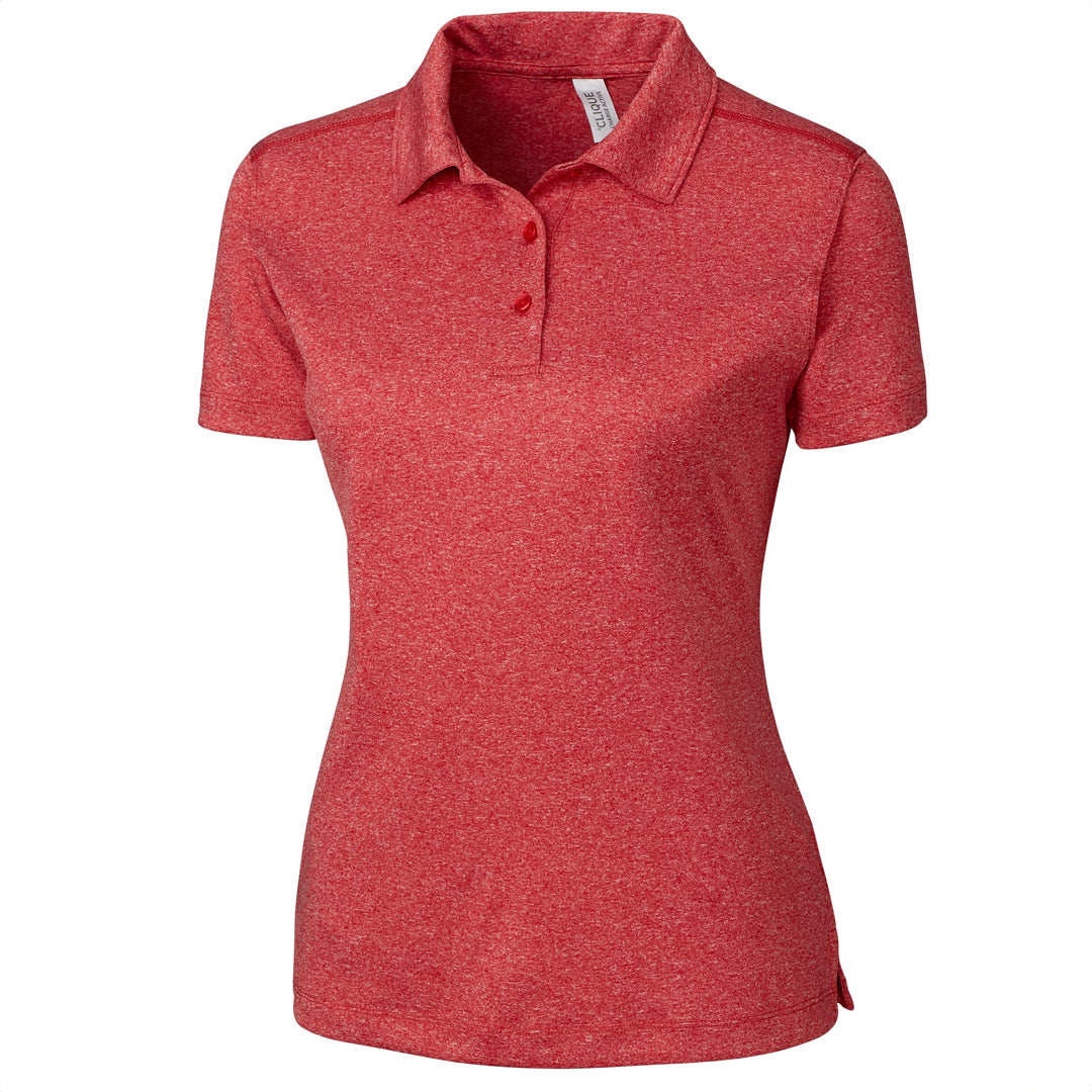 Cutter and Buck The Charge Active Polo | Ladies Red Shirts & Tops