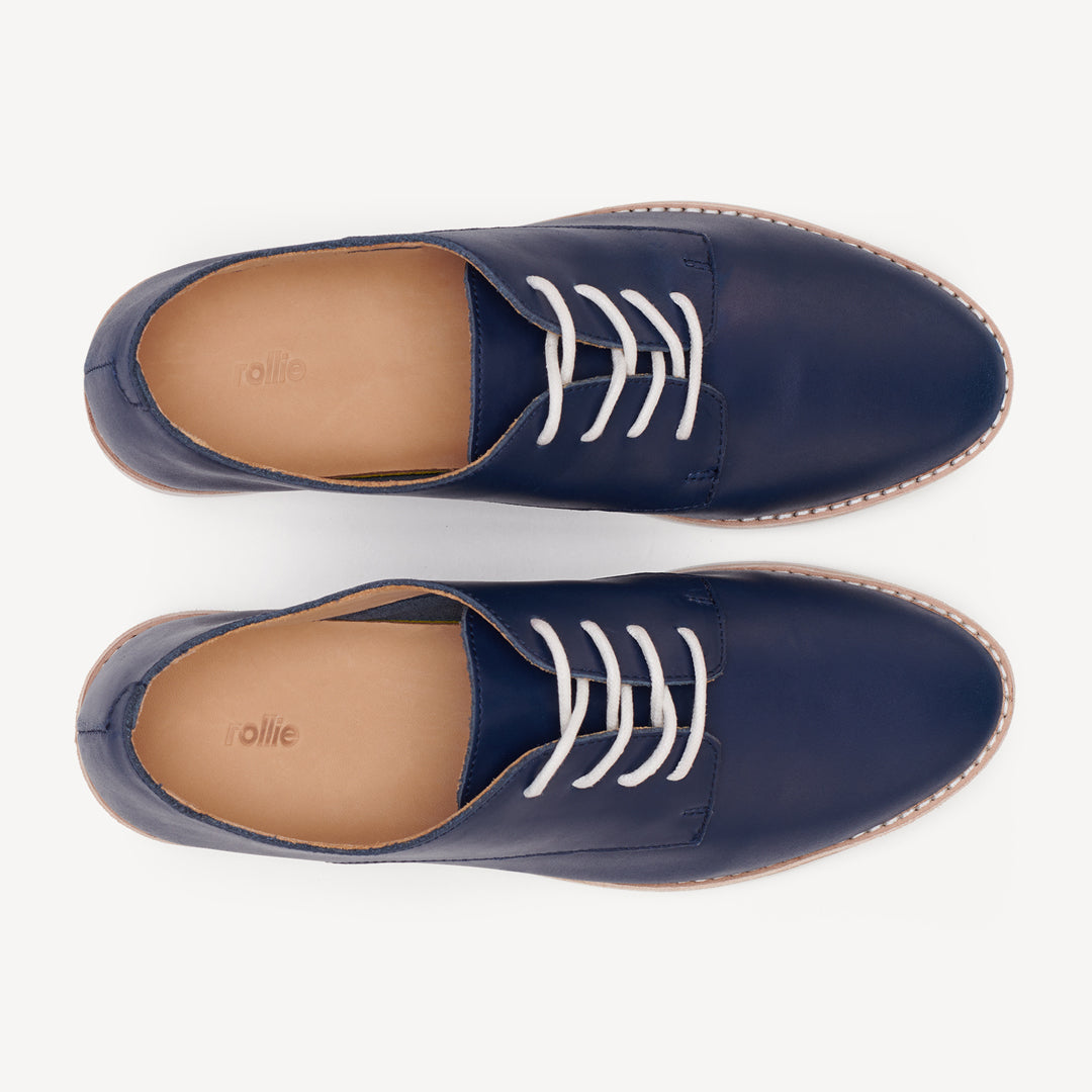 Rollie The Derby Super Soft | Ladies Navy Shoes