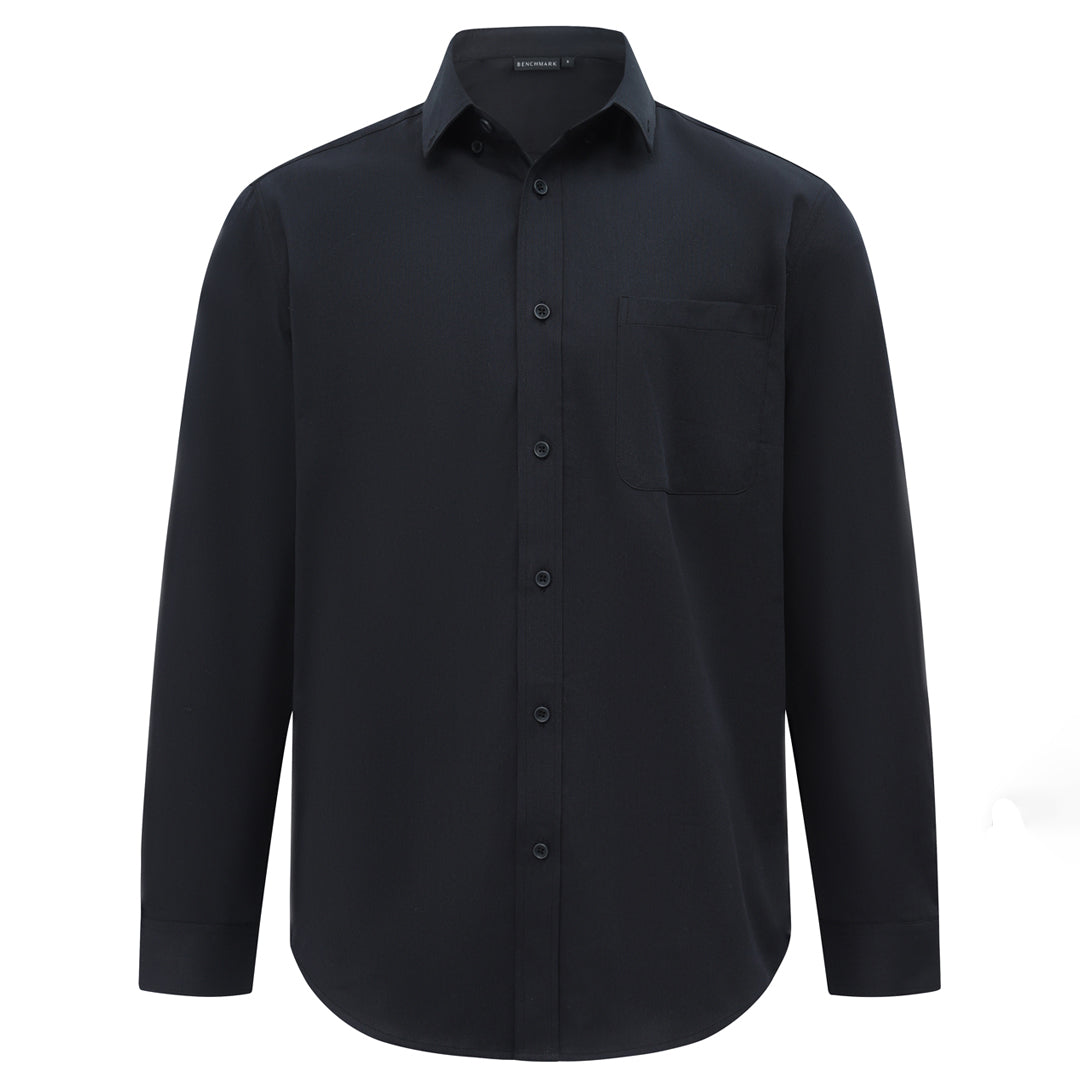 Winning Spirit The Smart Casual Shirt | Mens | Long Sleeve Black Shirts & Tops