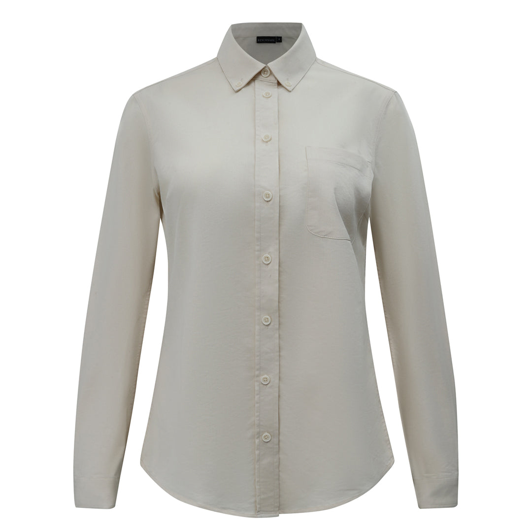 Winning Spirit The Smart Casual Shirt | Ladies | Long Sleeve Natural Shirts & Tops