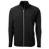 Cutter and Buck The Adapt Full Zip Top | Mens Black Shirts & Tops