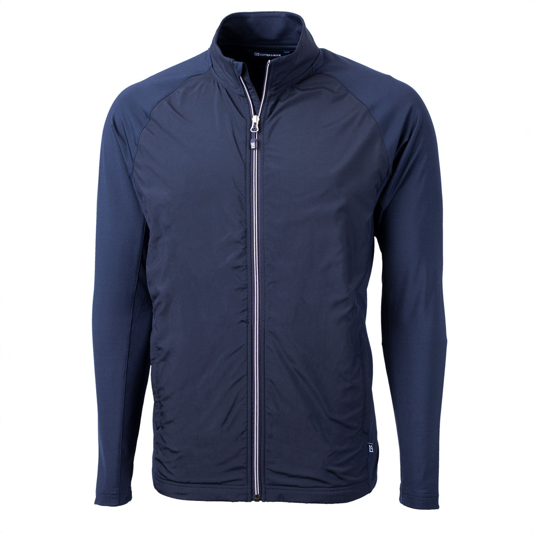 Cutter and Buck The Adapt Full Zip Top | Mens Navy Shirts & Tops