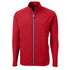Cutter and Buck The Adapt Full Zip Top | Mens Red Shirts & Tops