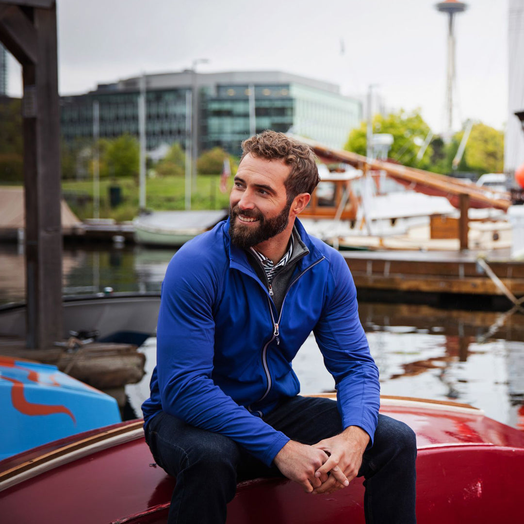 Cutter and Buck The Adapt Full Zip Top | Mens Shirts & Tops