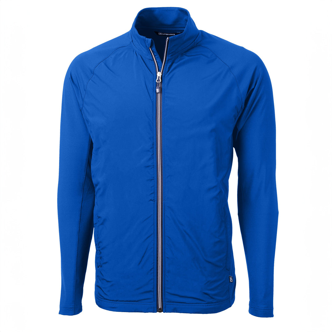 Cutter and Buck The Adapt Full Zip Top | Mens Tour Blue Shirts & Tops