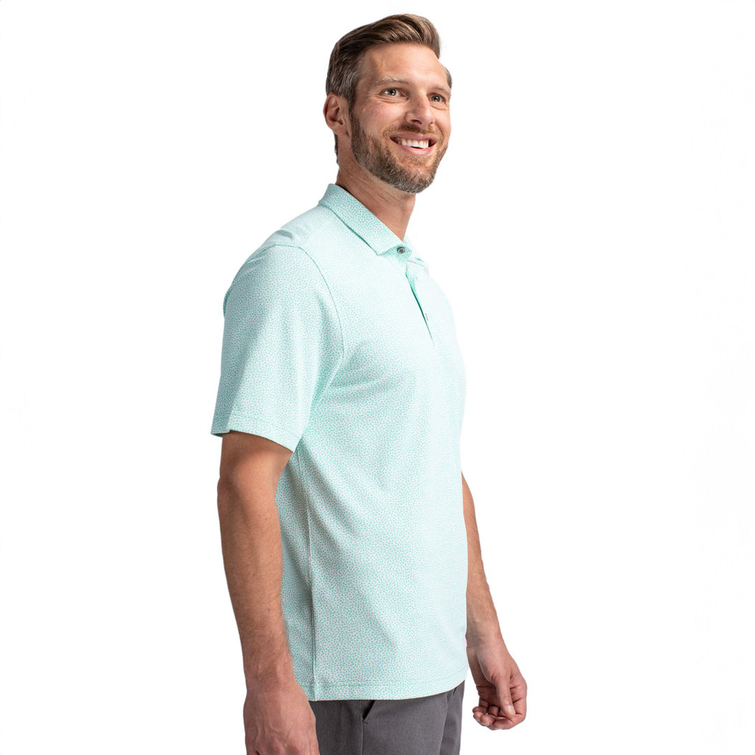 Cutter and Buck The Virtue Botanical Print Polo | Mens Shirts & Tops