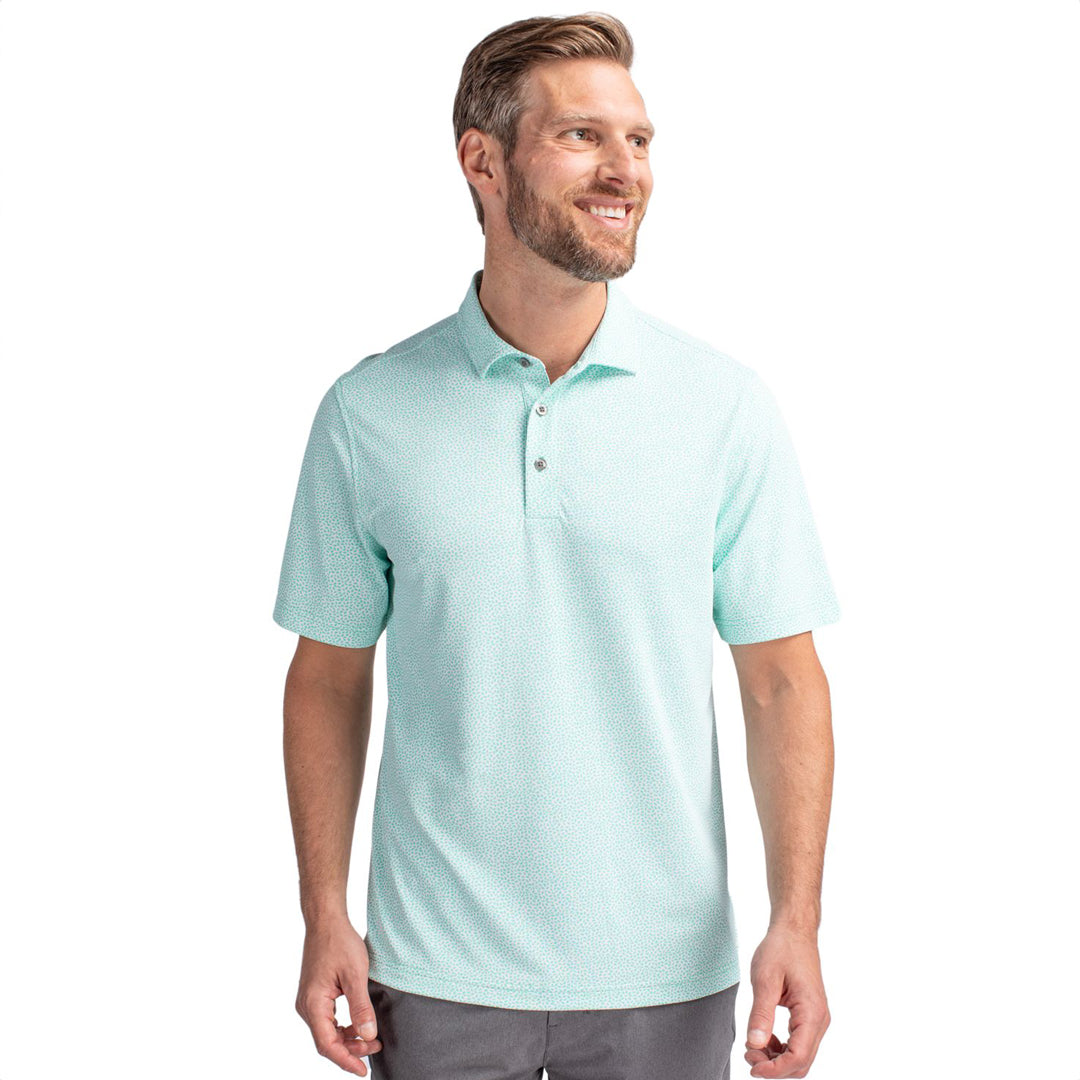 Cutter and Buck The Virtue Botanical Print Polo | Mens Shirts & Tops