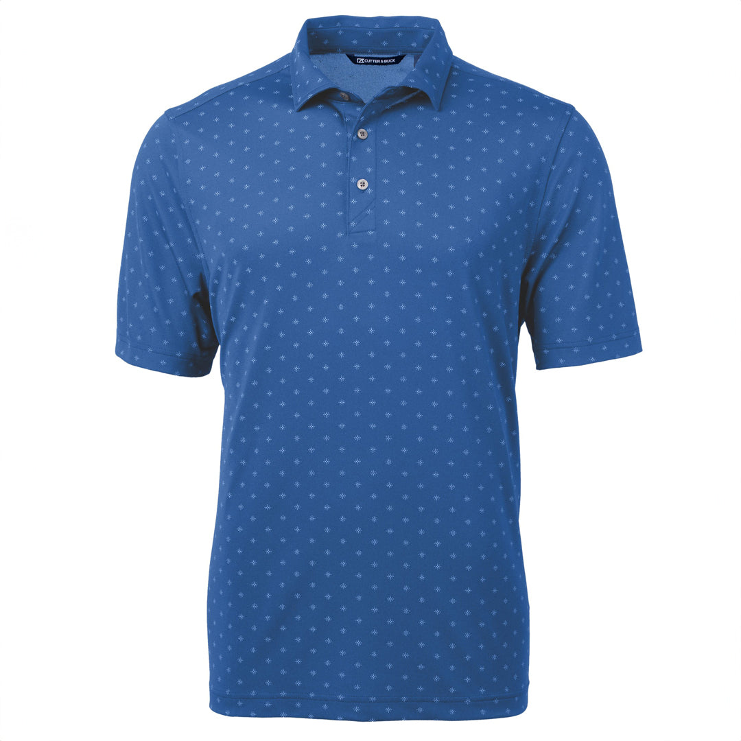 Cutter and Buck The Virtue Tile Print Polo | Mens Chelan Shirts & Tops