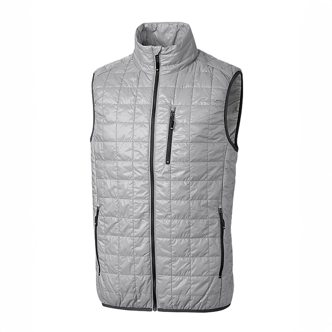 Cutter and Buck The Rainier Vest | Mens Silver Outerwear