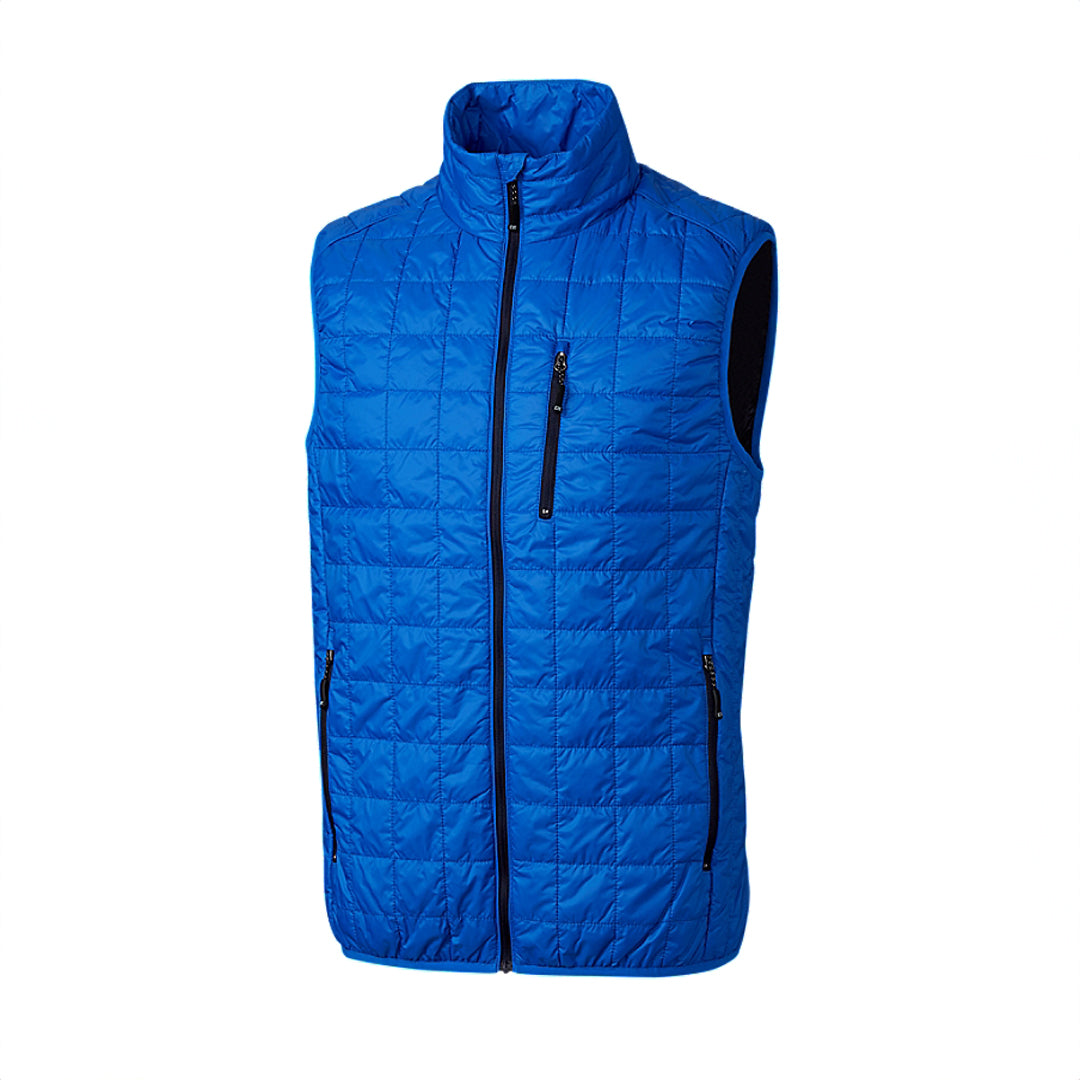 Cutter and Buck The Rainier Vest | Mens Royal Outerwear