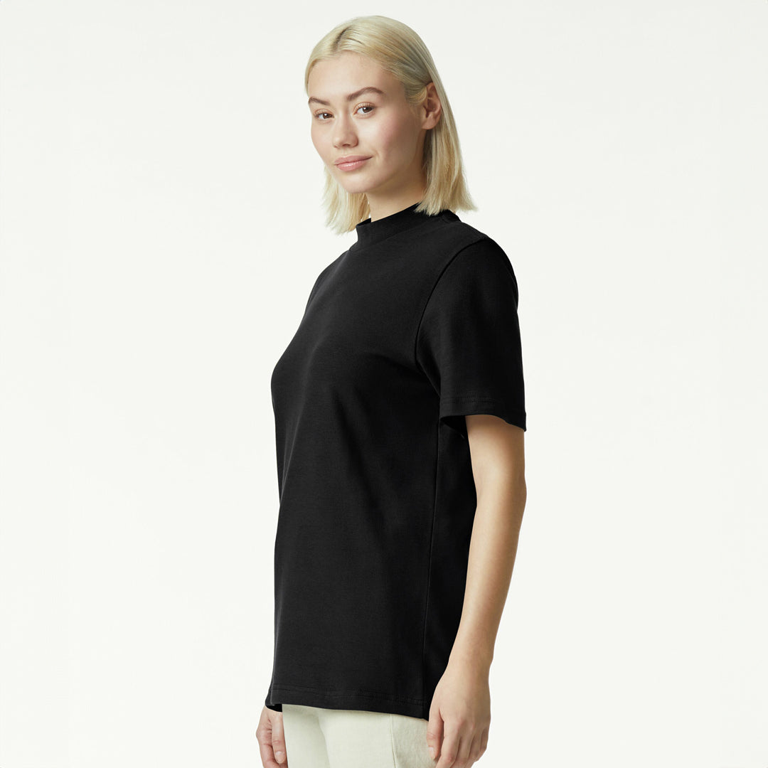 American Apparel The Mock Neck Tee Shirt | Adults Shirts & Tops