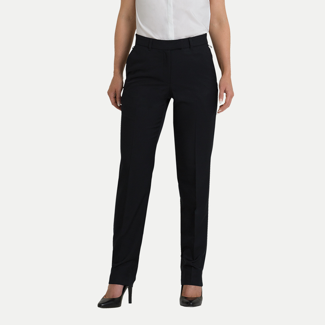Corporate Comfort The Miranda Elastic Back Pant | Ladies | Sorbtek Black Pants