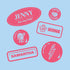 House of Uniforms The Domed Name Badge | Pin or Magnet Fitting Branding
