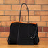 House of Uniforms The Neoprene Tote Bag Black/Orange Shopping Totes