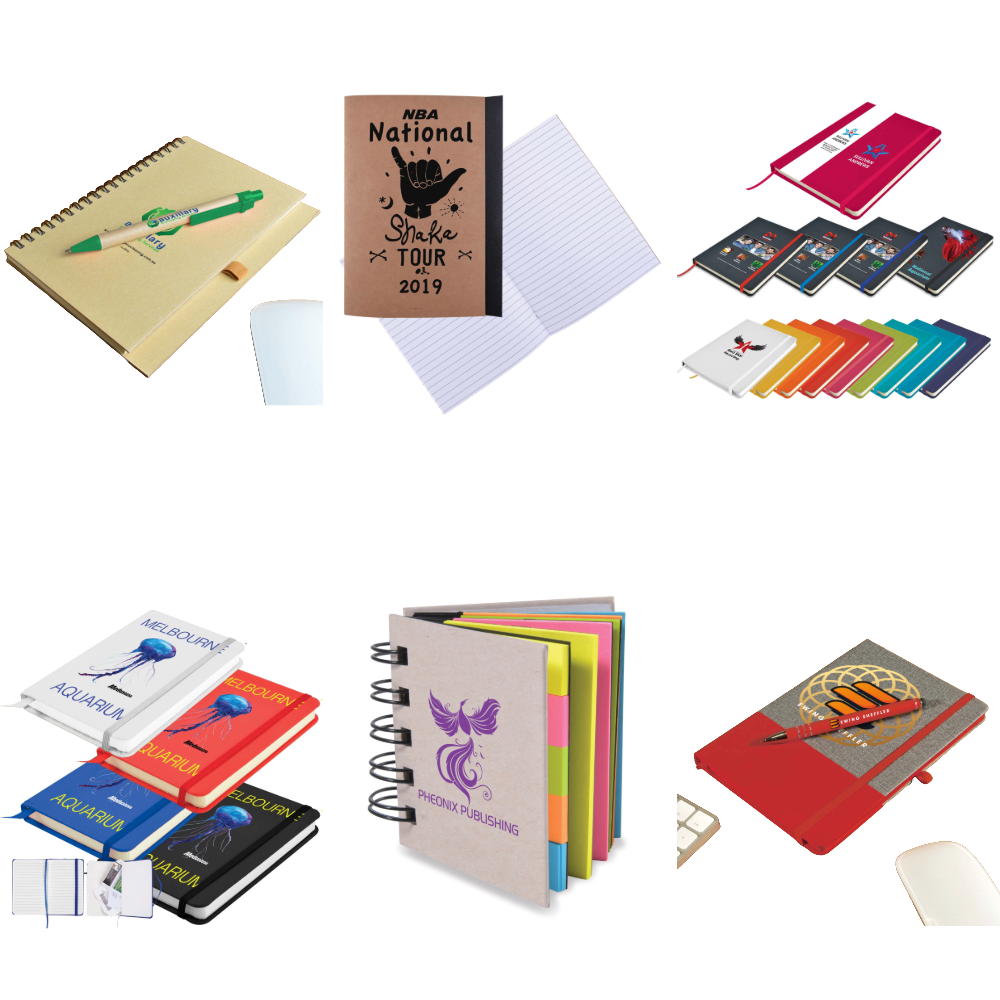Logo Line Note Books | Custom Printed Promotional Products