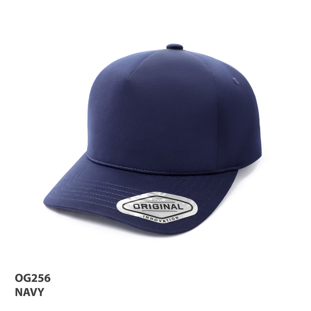 Inivi The Tech A-Frame Cap | 5 Panel Navy Hats