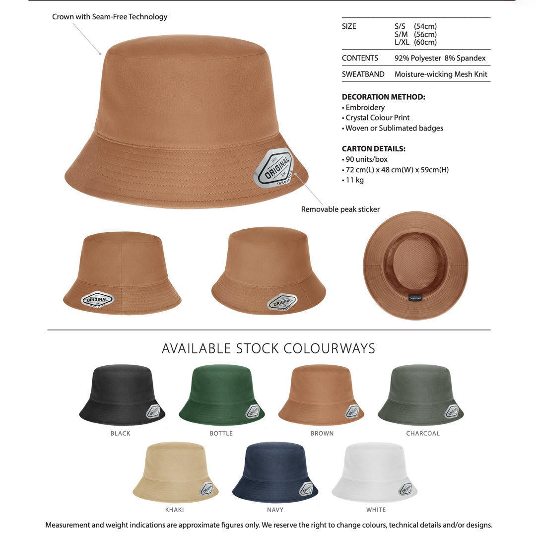 Inivi The Tech Premium Bucket Hat Hats