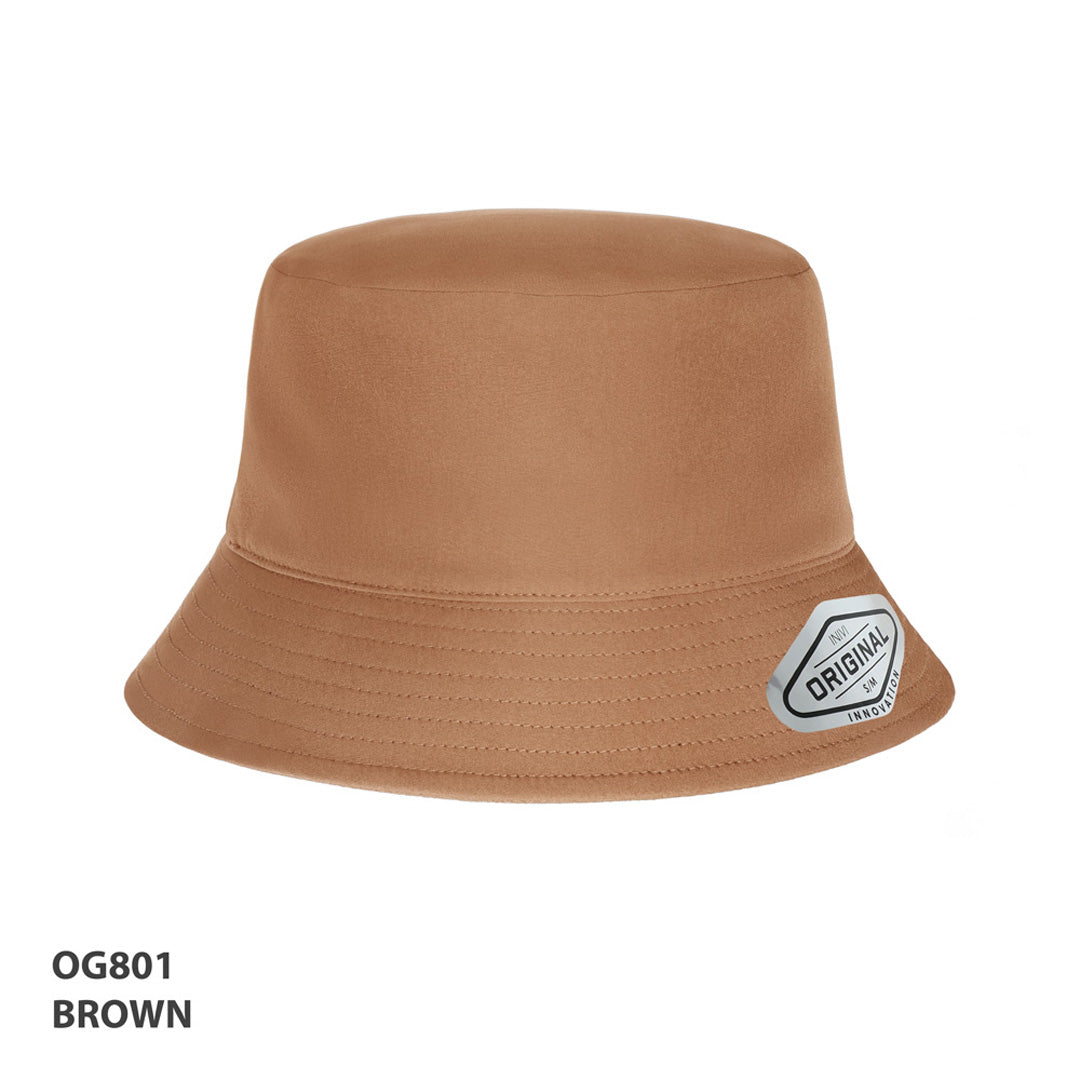 Inivi The Tech Premium Bucket Hat Brown Hats