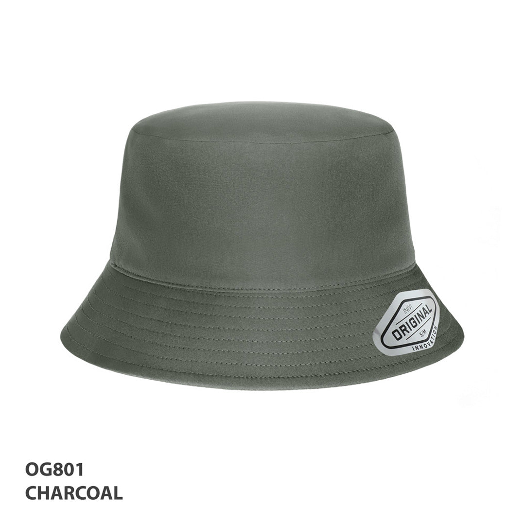 Inivi The Tech Premium Bucket Hat Charcoal Hats