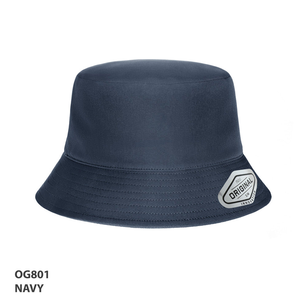 Inivi The Tech Premium Bucket Hat Navy Hats