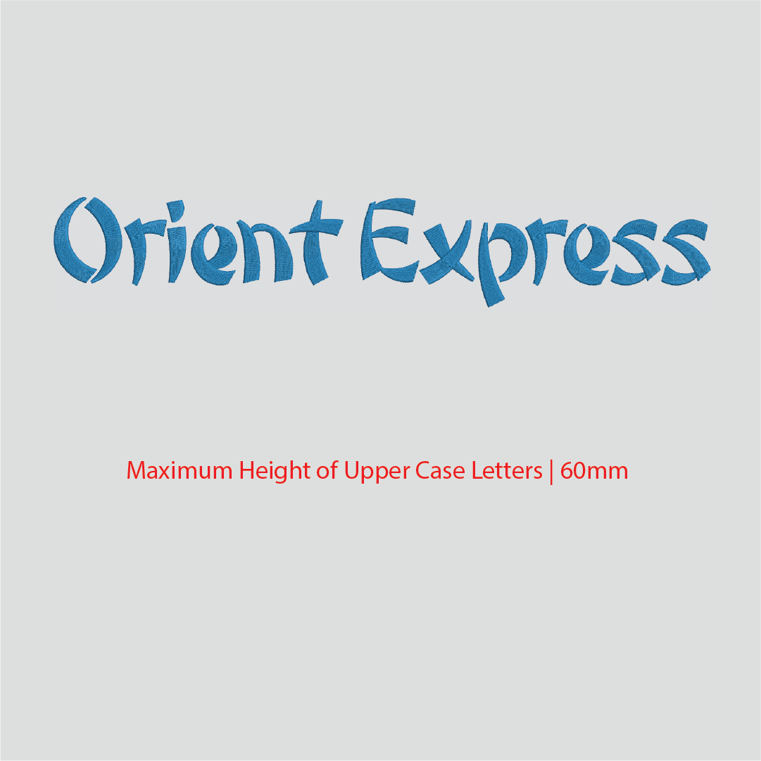 House of Uniforms Embroidery | Personal Names | Large Branding