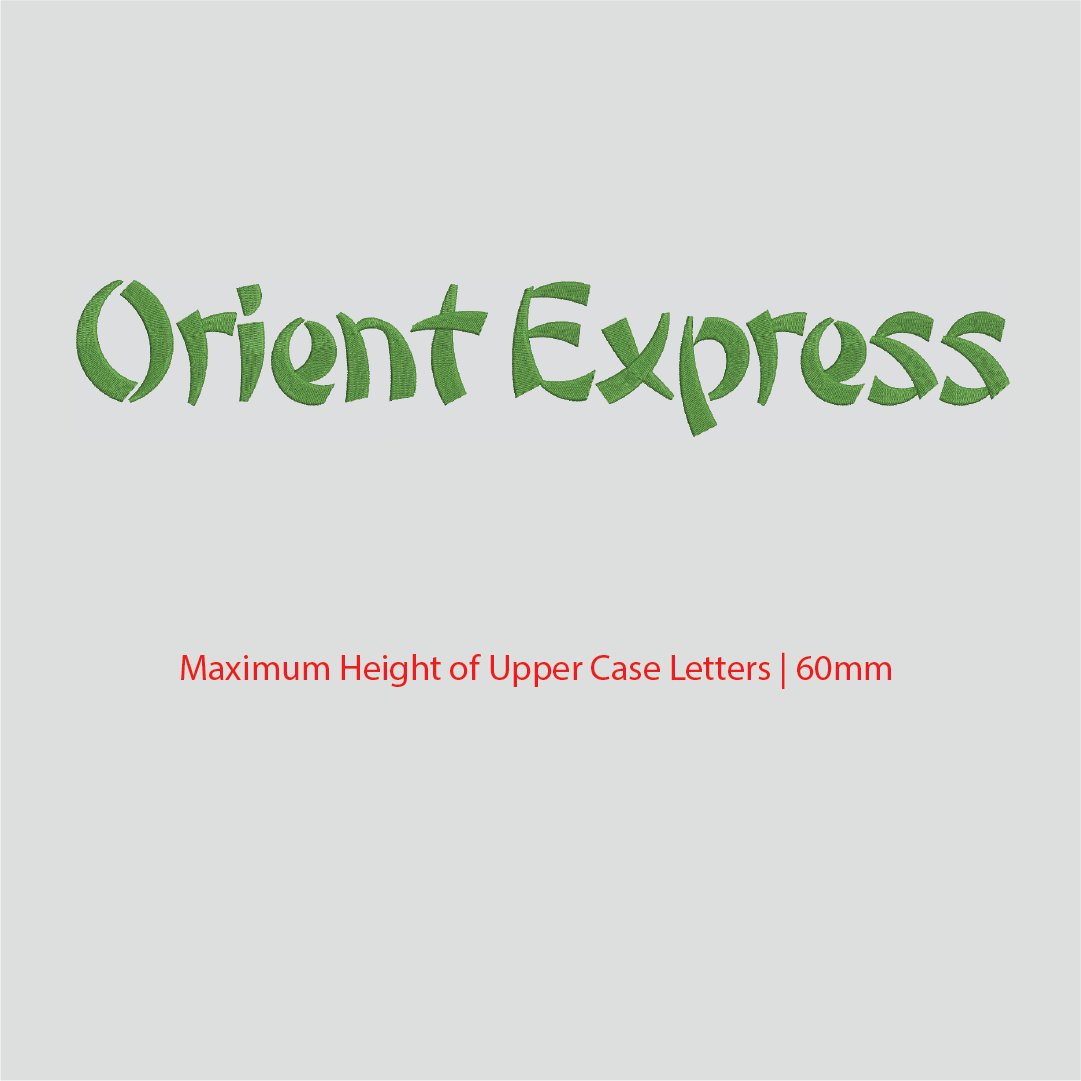 House of Uniforms Embroidery | Personal Names | Large Branding