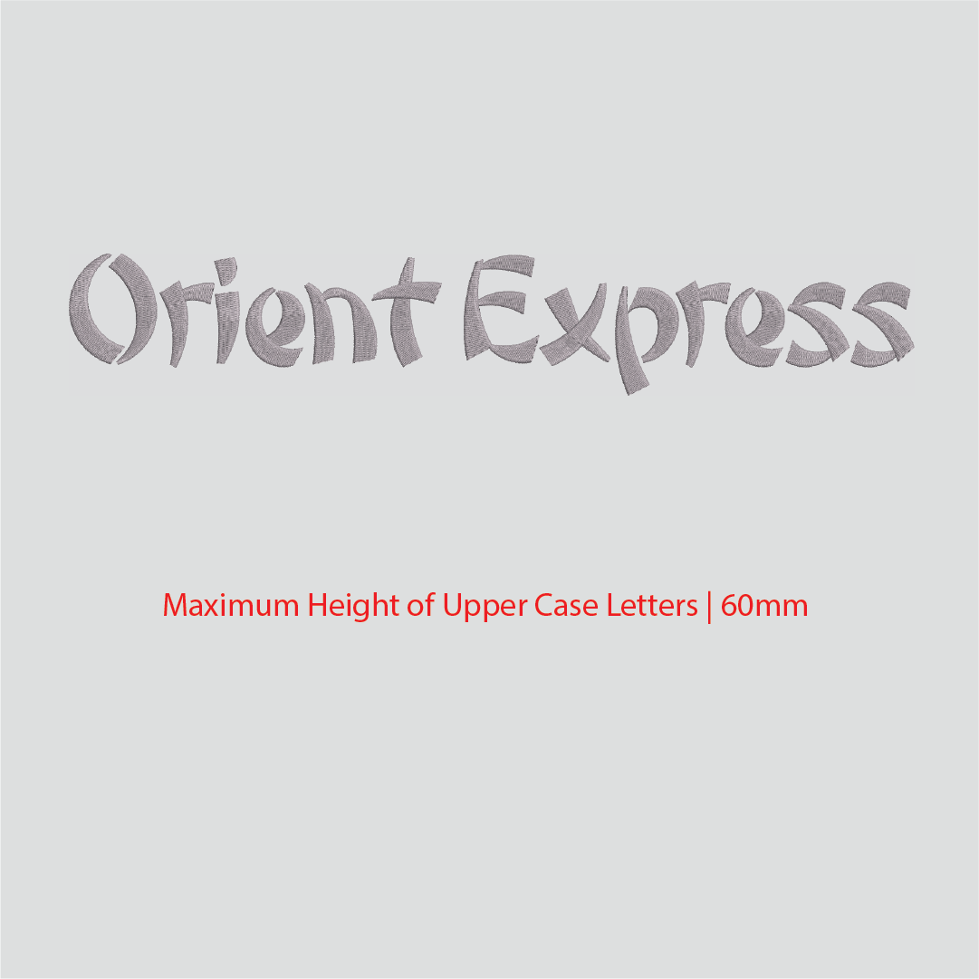 House of Uniforms Embroidery | Personal Names | Large Branding