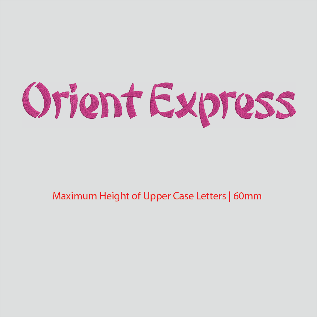 House of Uniforms Embroidery | Personal Names | Large Branding