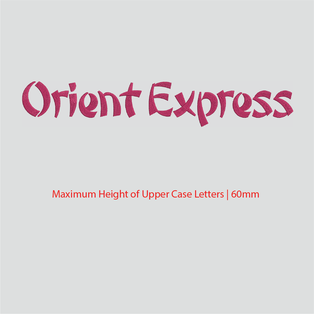 House of Uniforms Embroidery | Personal Names | Large Branding