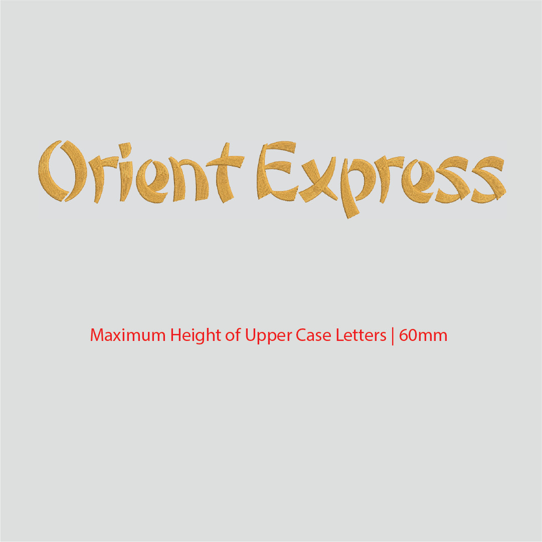 House of Uniforms Embroidery | Personal Names | Large Branding