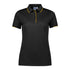 Biz Collection The Focus Polo | Short Sleeve | Ladies Black/Gold Shirts & Tops