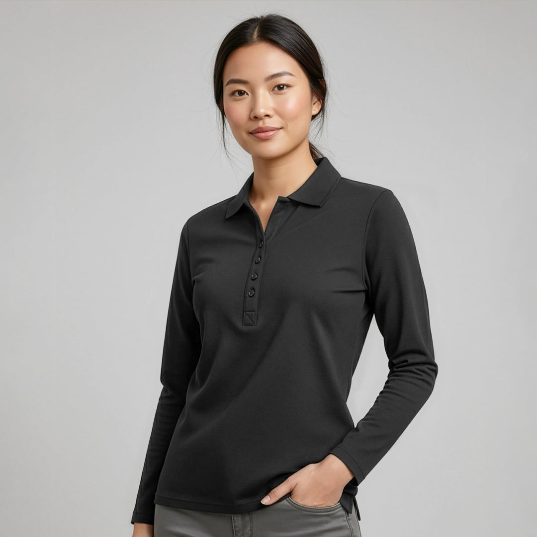 Biz Collection The Crew Polo | Ladies | Long Sleeve Shirts & Tops