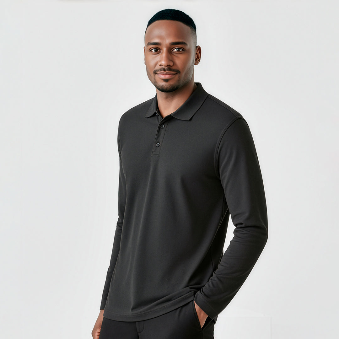 Biz Collection The Crew Polo | Mens | Long Sleeve Shirts & Tops