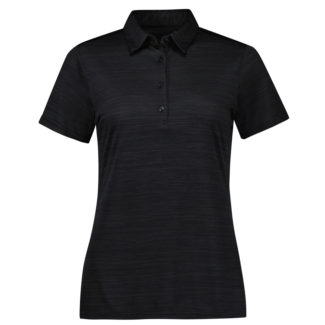 Biz Collection The Orbit Polo | Ladies | Short Sleeve Black Shirts & Tops