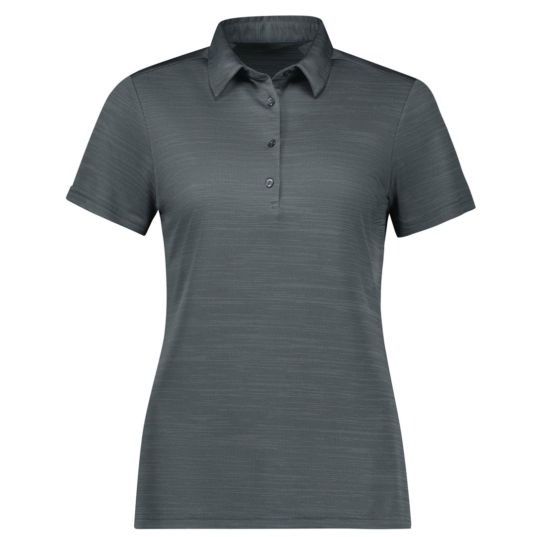 Biz Collection The Orbit Polo | Ladies | Short Sleeve Dark Grey Shirts & Tops