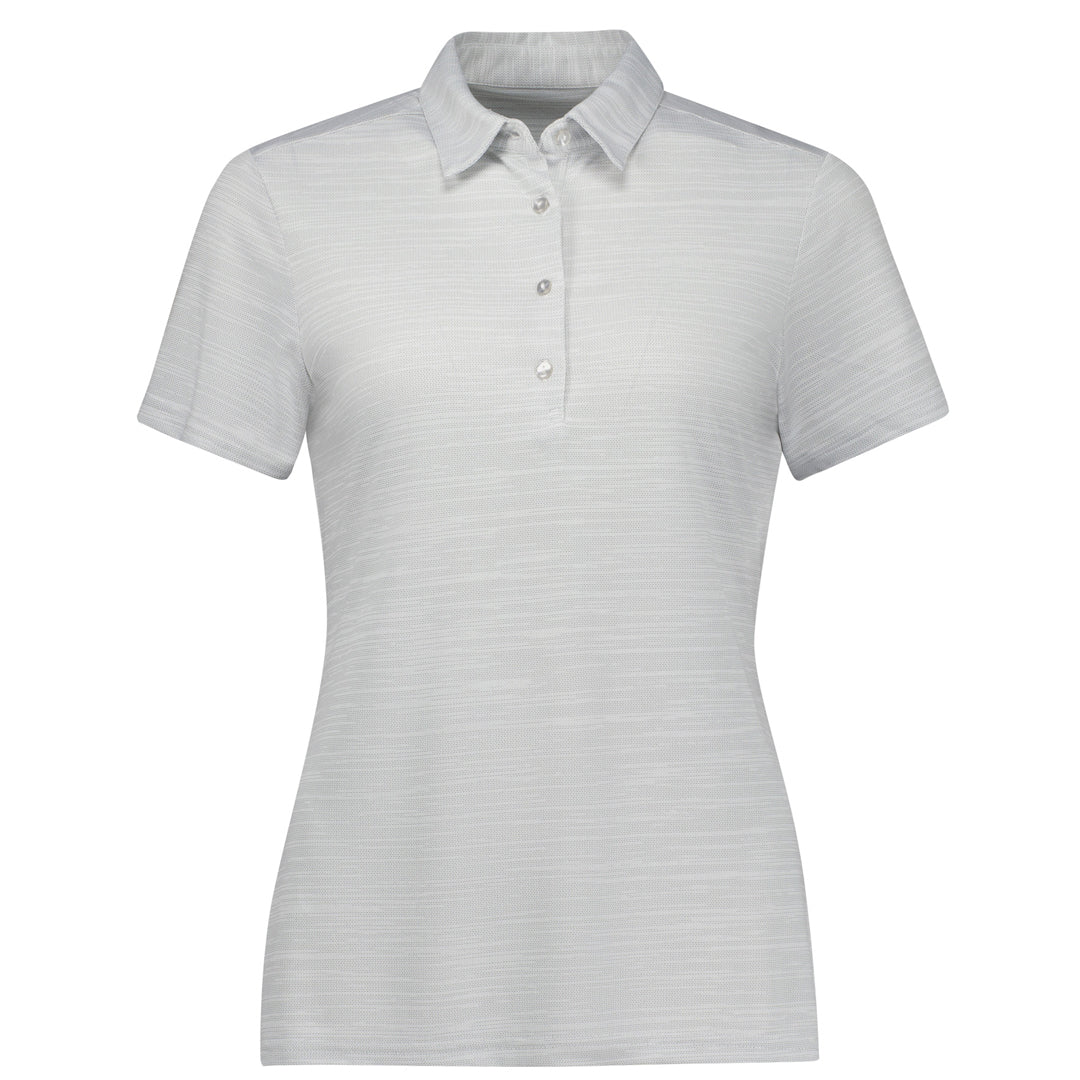Biz Collection The Orbit Polo | Ladies | Short Sleeve Silver Shirts & Tops