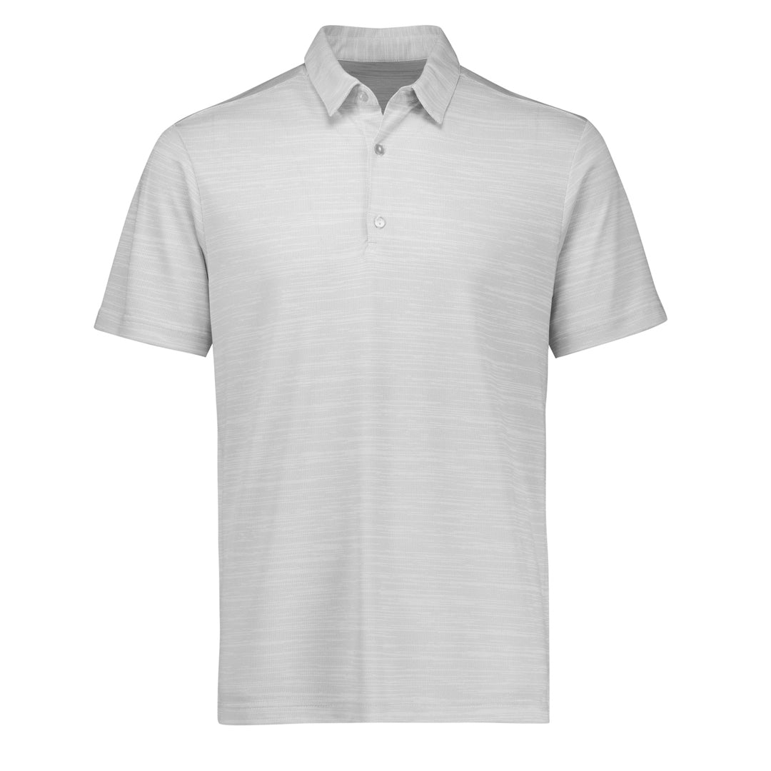 Biz Collection The Orbit Polo | Mens | Short Sleeve Silver Shirts & Tops
