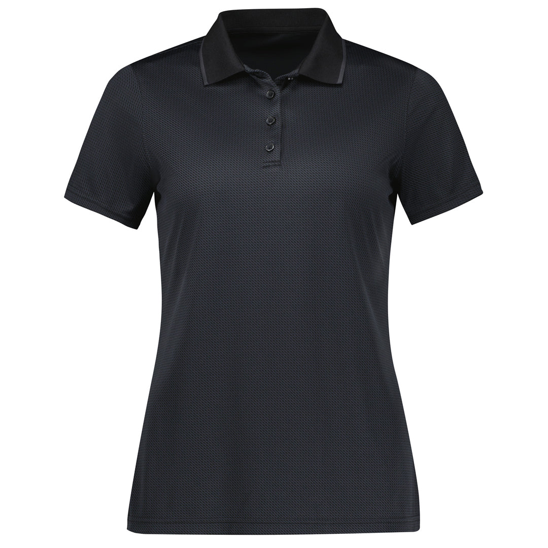 Biz Collection The Echo Polo | Ladies | Short Sleeve Black Shirts & Tops