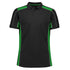 Biz Collection The Grid Polo | Adults | Short Sleeve Black/Green Shirts & Tops