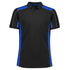 Biz Collection The Grid Polo | Adults | Short Sleeve Black/Royal Shirts & Tops