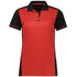 Biz Collection The Dart Polo | Ladies | Short Sleeve Black/Red Shirts & Tops