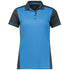 Biz Collection The Dart Polo | Ladies | Short Sleeve Grey/Cyan Shirts & Tops