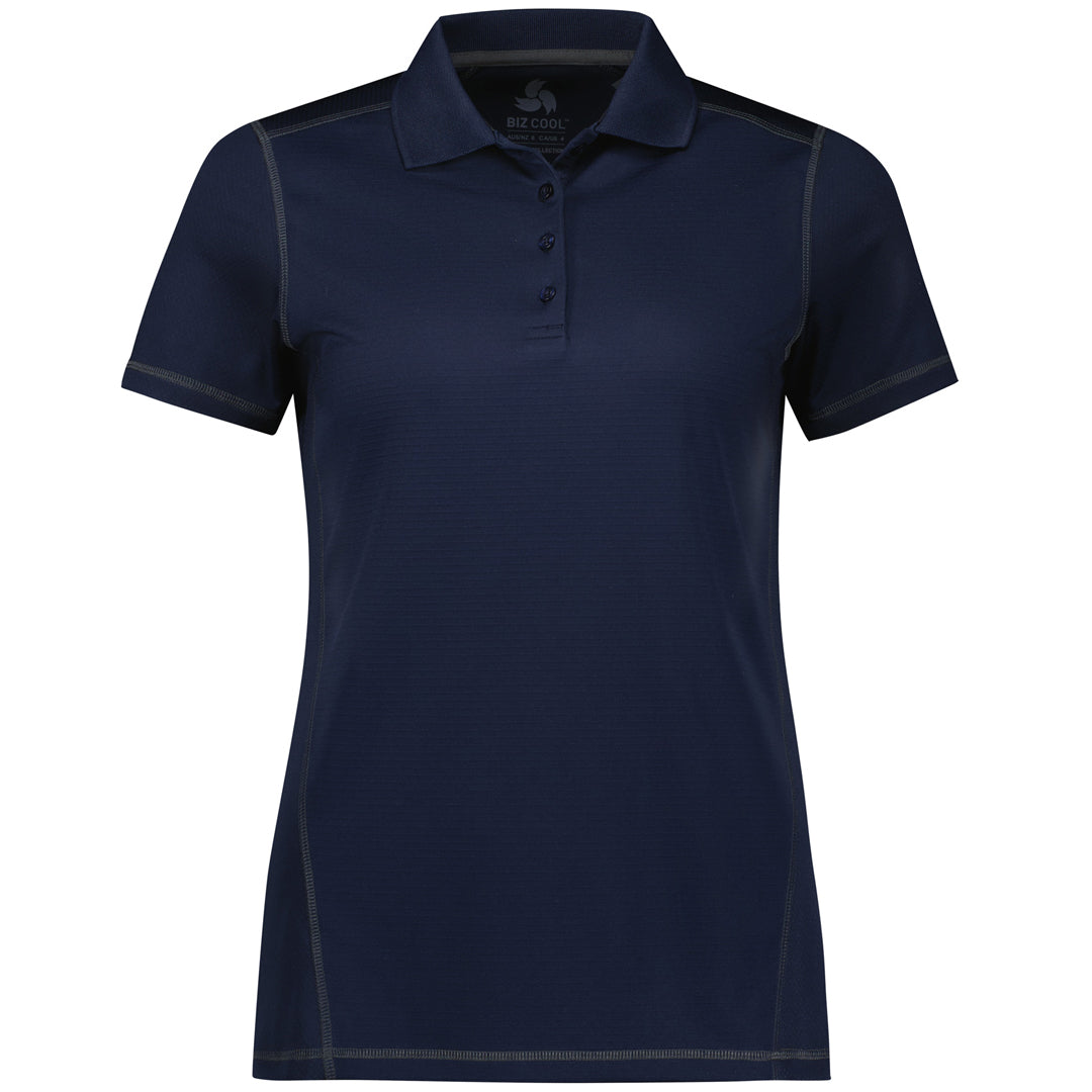 Biz Collection The Dart Polo | Ladies | Short Sleeve Navy/Navy Shirts & Tops