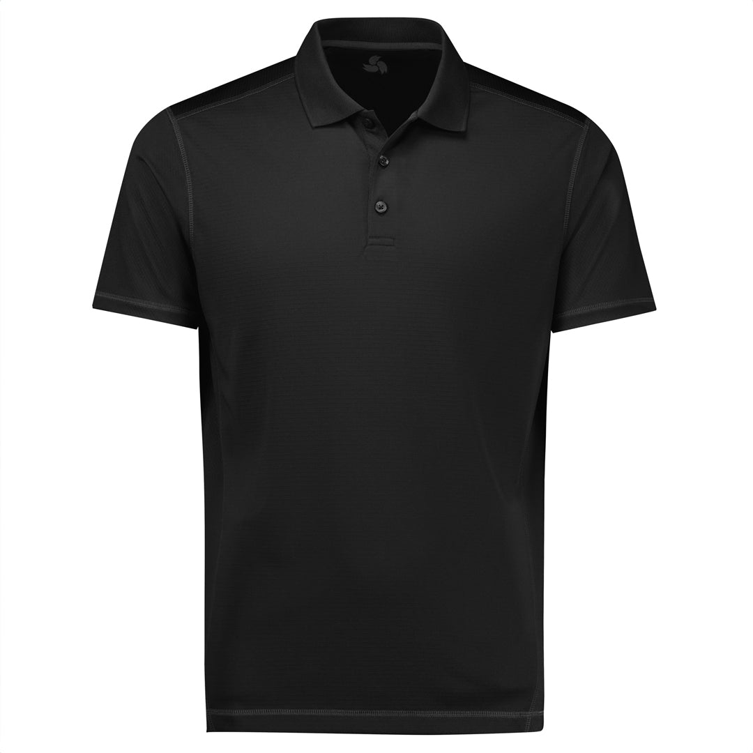 Biz Collection The Dart Polo | Mens | Short Sleeve Black/Black Shirts & Tops