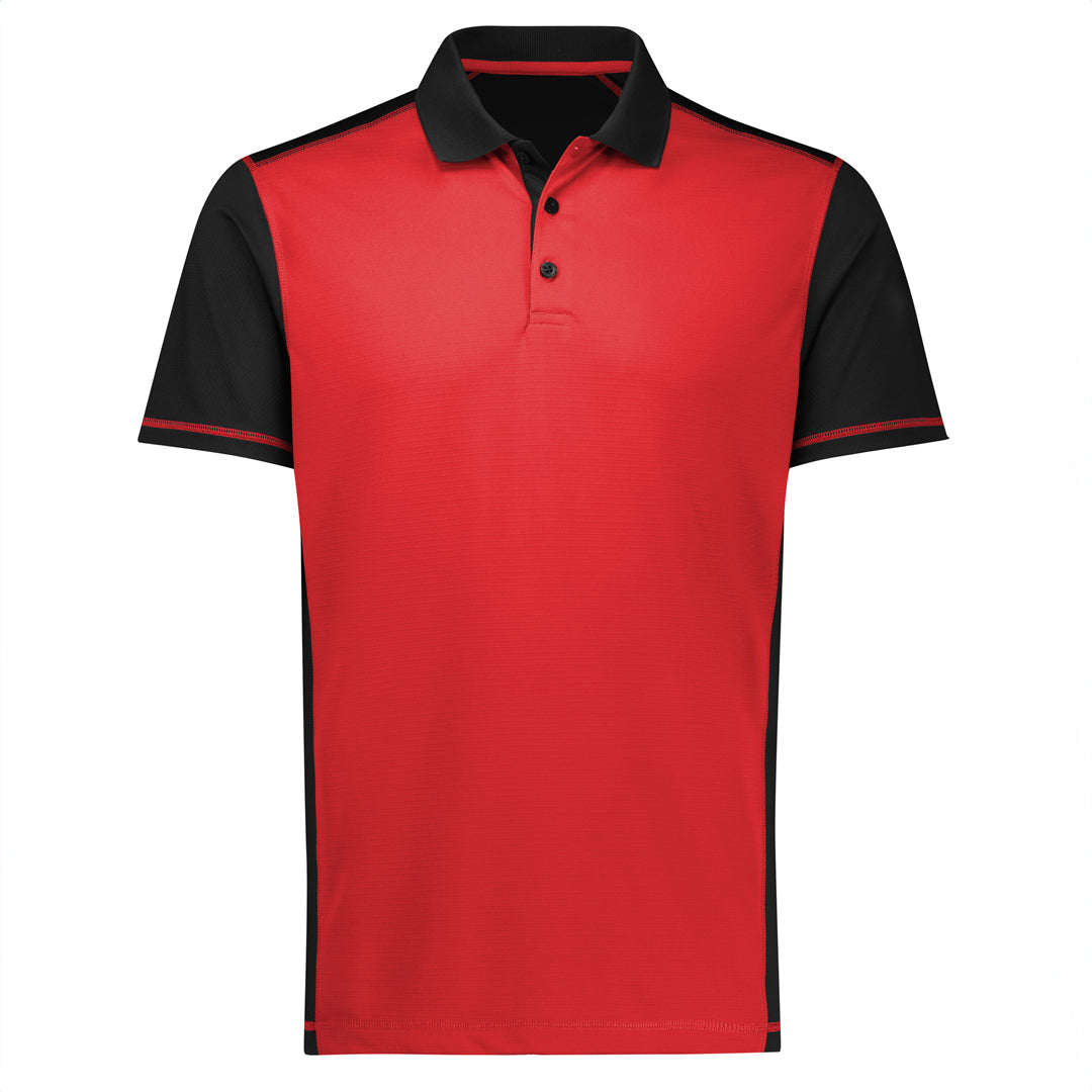 Biz Collection The Dart Polo | Mens | Short Sleeve Black/Red Shirts & Tops