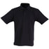 Winning Spirit The Traditional Pique Knit Polo | Adults Black Shirts & Tops