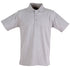 Winning Spirit The Traditional Pique Knit Polo | Adults Grey Shirts & Tops