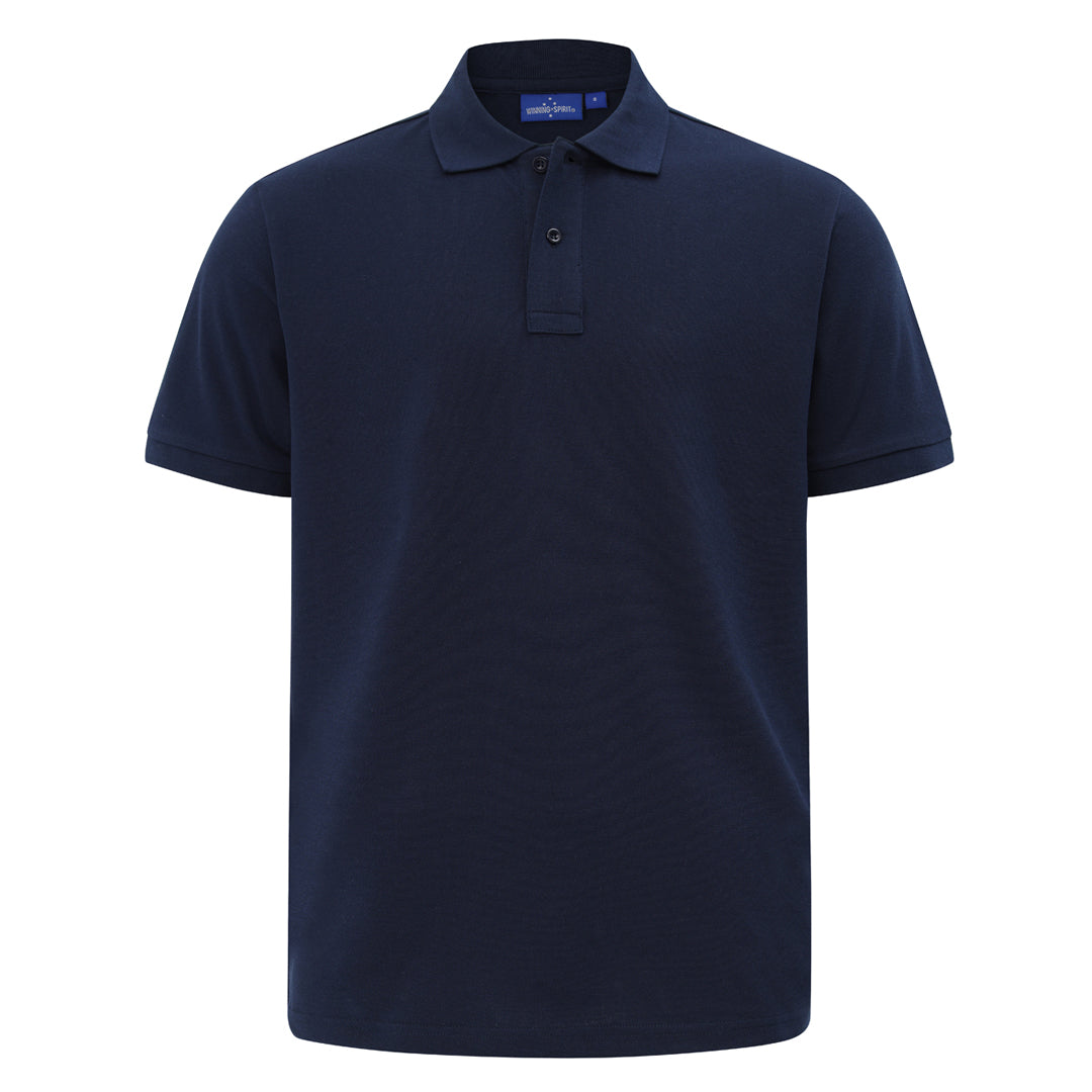 Winning Spirit The Mens Classic Pique Polo | Mens | Short Sleeve Navy Shirts & Tops