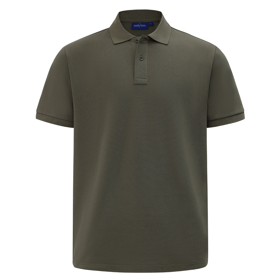 Winning Spirit The Mens Classic Pique Polo | Mens | Short Sleeve Sage Shirts & Tops