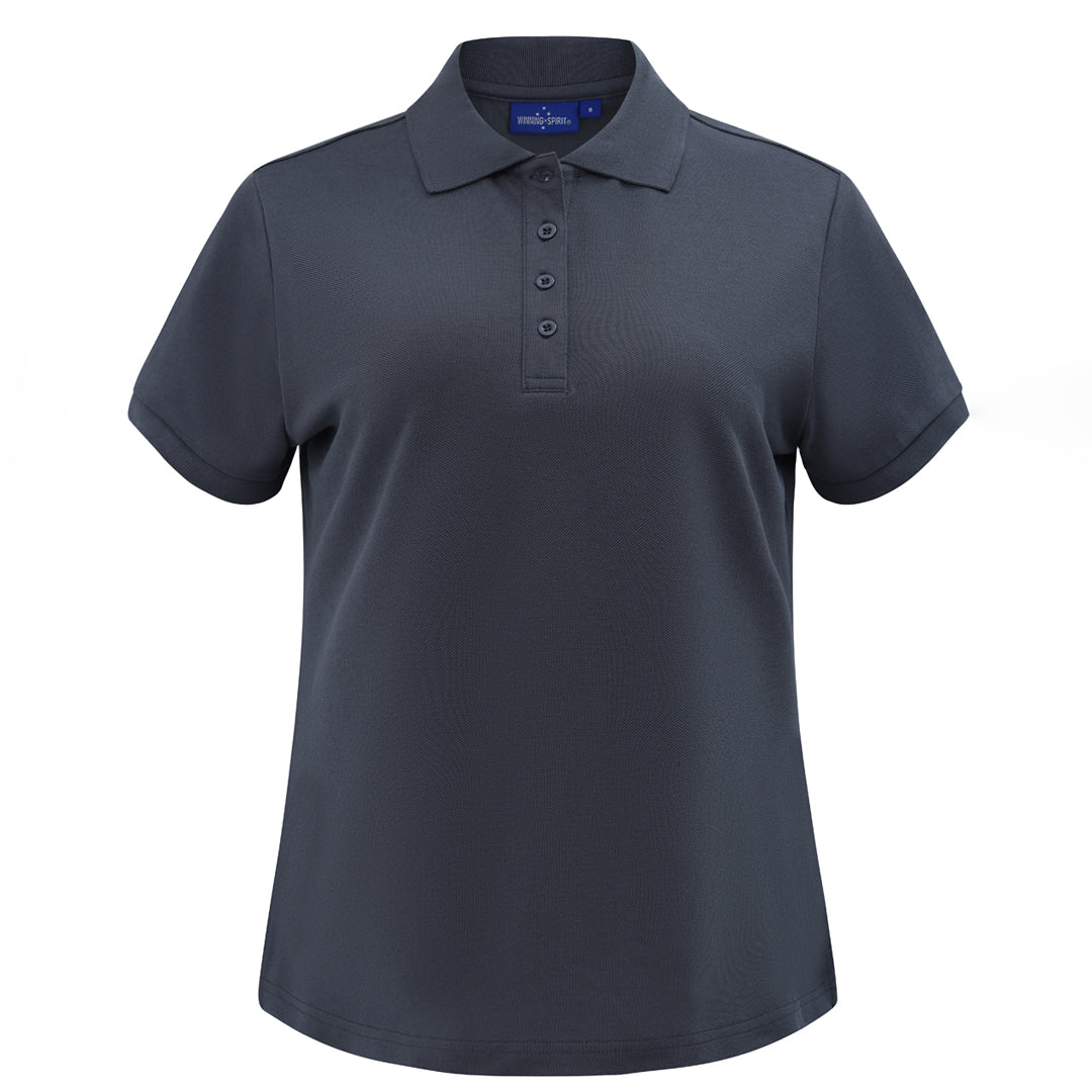 Winning Spirit The Womens Classic Pique Polo | Ladies | Short Sleeve Shirts & Tops